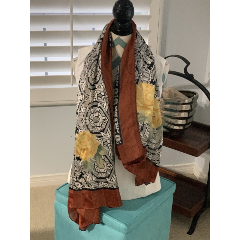 100% sillk handmade in italy , italian designer scarf 54x54